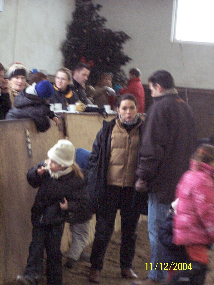 Besucher der Weihnachtsfeier 2004